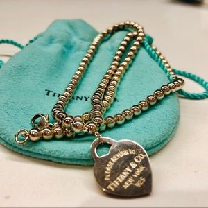 Return to Tiffany Heart Elsa Peretti Necklace
